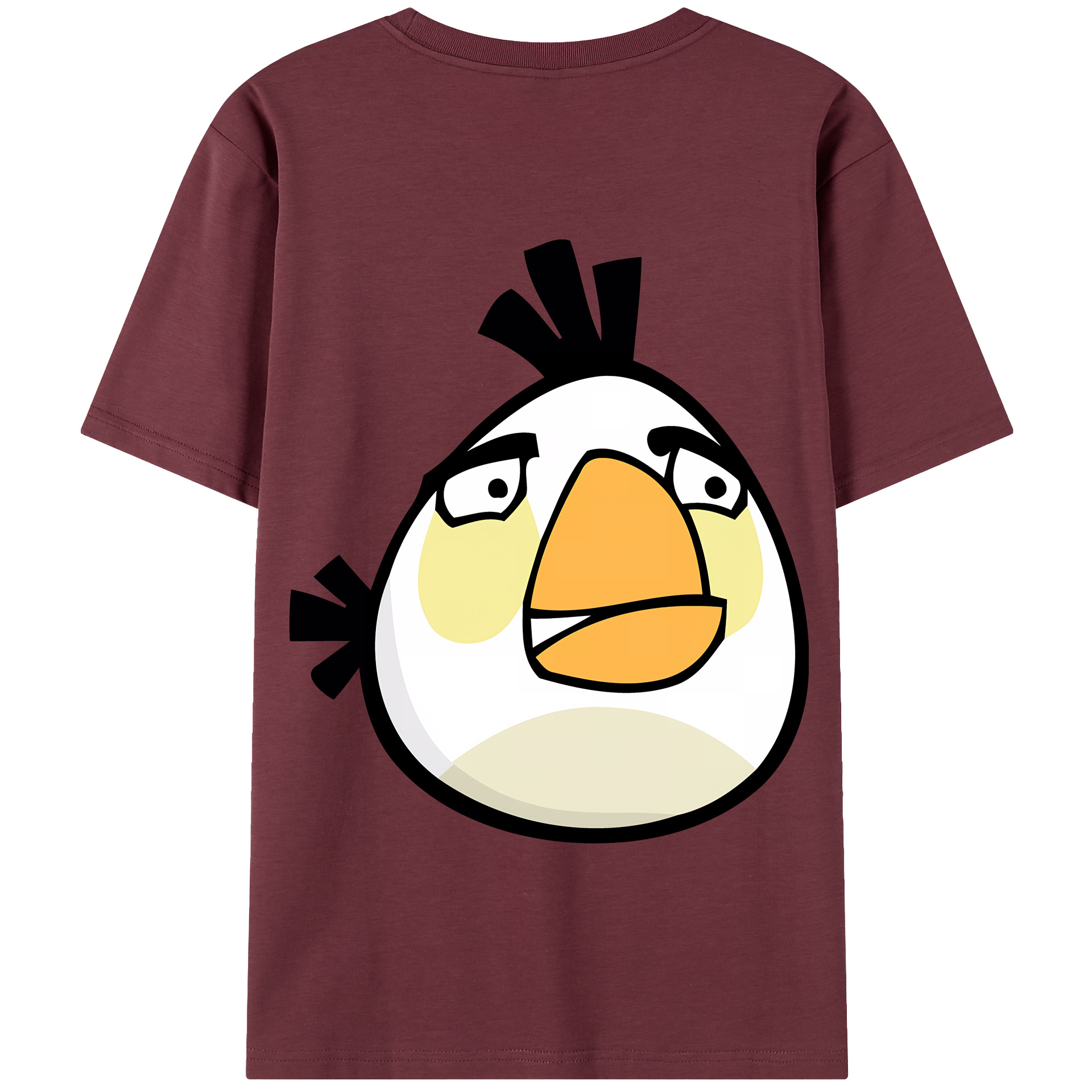 （画像用） Angry Birds アングリーバード 綿100％半袖Tシャツ（背面プリント）